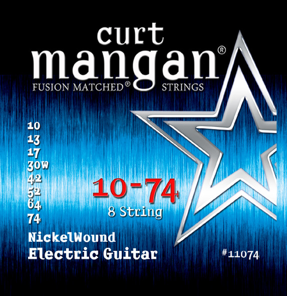 9-84 Nickel Wound 8 String Guitar Set