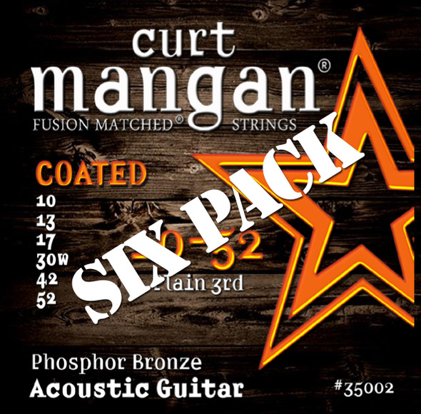 10-52 Phosphor Bronze COATED SIX PACK