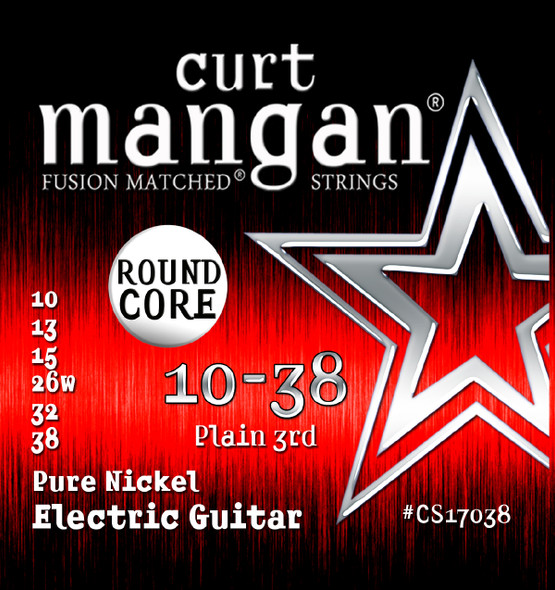 9.5-44 Pure Nickel Round Core Guitar Strings