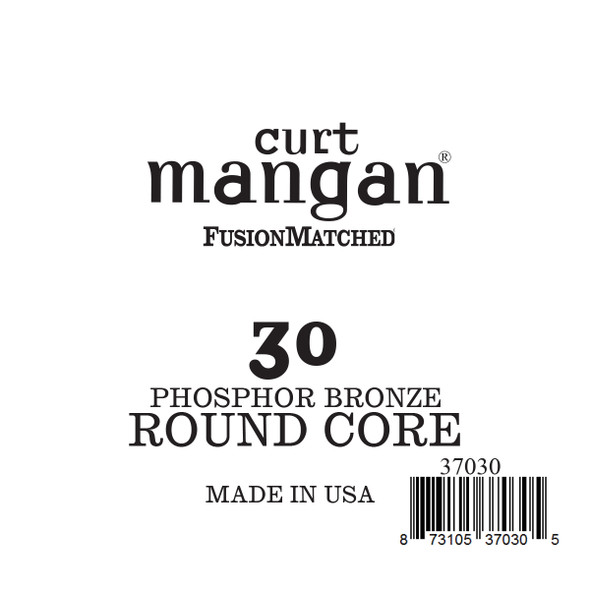 30 Phozphor Bronze ROUND CORE Single String