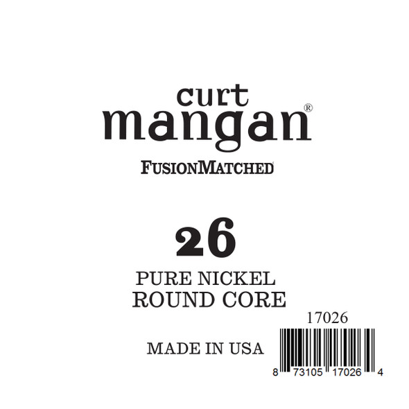26 Pure Nickel ROUND CORE Single String