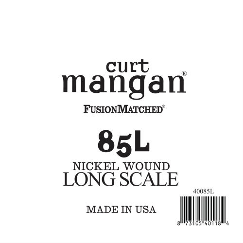 85 Extra Long Nickel Plated Steel Bass Single String