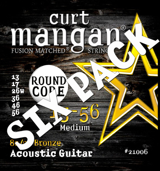 13-56  Round Core 80/20 Bronze SIX PACK