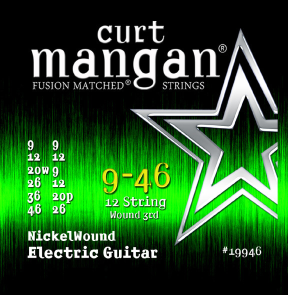 9-46 12-String Light Nickel Wound Guitar String Set