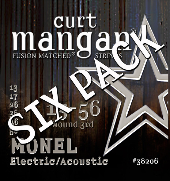 Monel Hex Core 13-56 Medium  SIX PACK