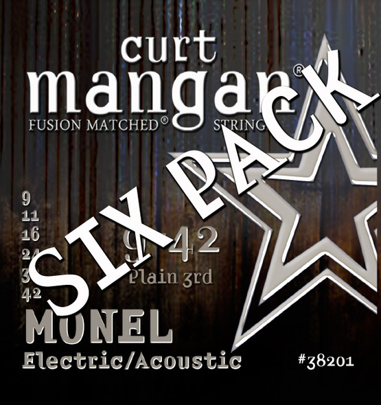 Monel Hex Core 9-42 SIX PACK