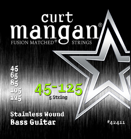 45-125 Stainless Wound 5-String Bass