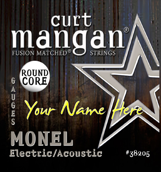 4 x Monel ROUND CORE Custom Gauged Acoustic/Electric Guitar Sets