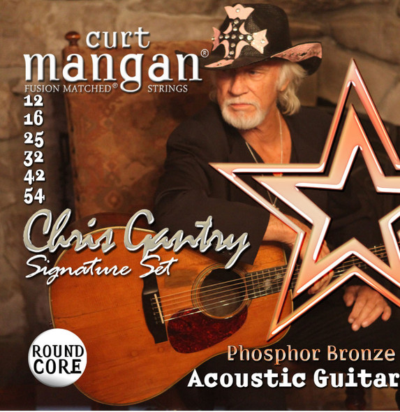 Chris Gantry 12-54 Custom Round Core Phosphor Bronze Sets