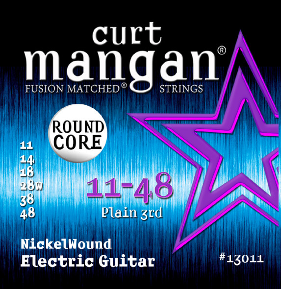 11-48 ROUND CORE Nickel Wound Guitar Strings
