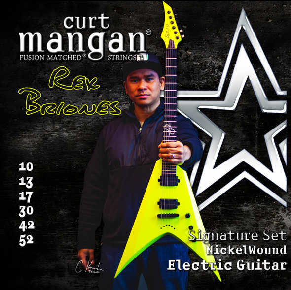 Rex Briones Signature 10-52 Nickel Wound Set