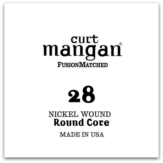 28 Nickel Plated Steel ROUND CORE Ball End Single String