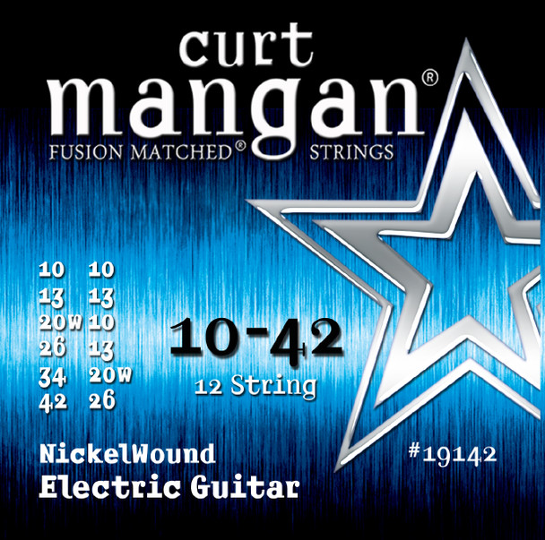 10-42 12-String Light Nickel Wound Set