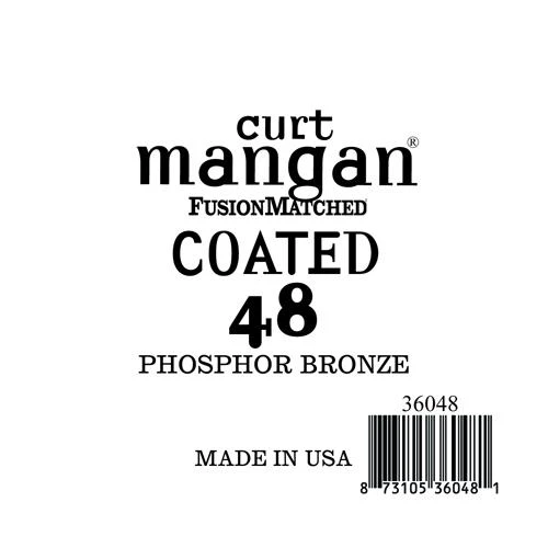 48 PhosPhor Bronze COATED Single String