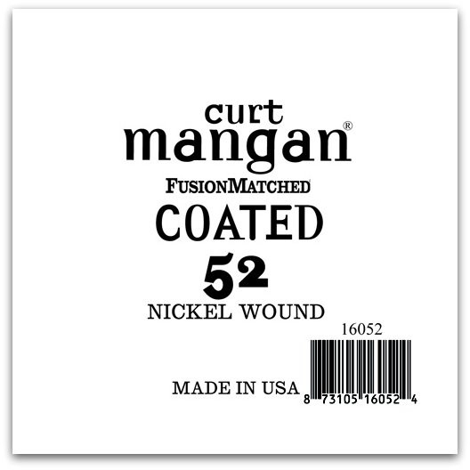 52 Nickel Plated Steel COATED Single String