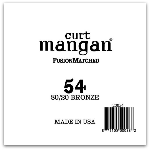 54 80/20 Bronze Single String