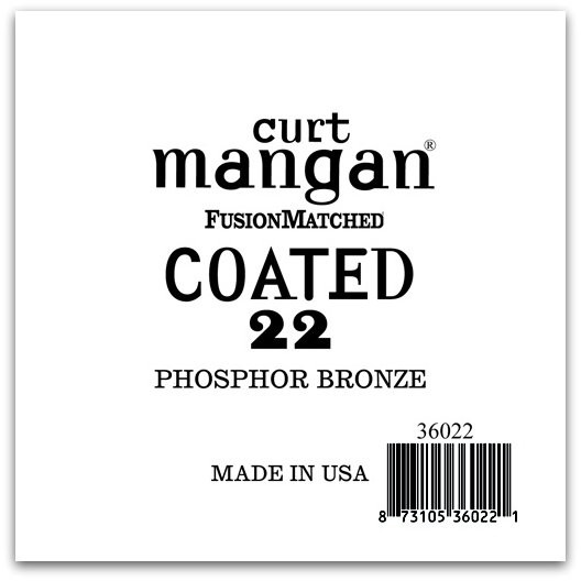 22 PhosPhor Bronze COATED Single String