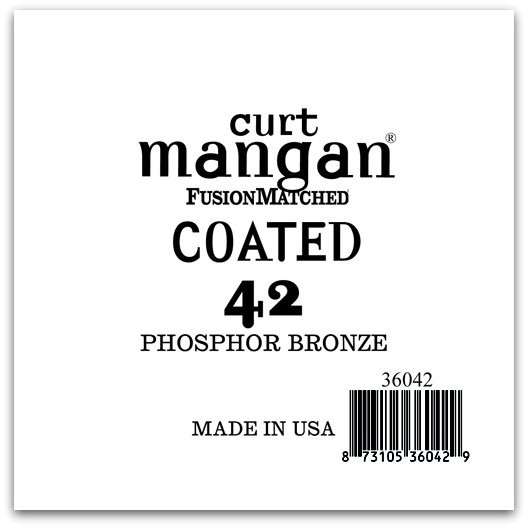 42 PhosPhor Bronze COATED Single String