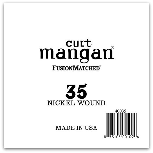 35 Nickel Plated Steel Bass Single String