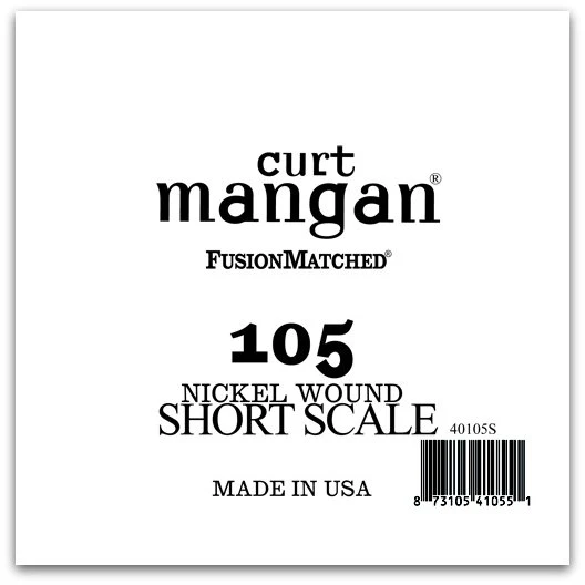 105 Nickel Wound Bass Short Scale