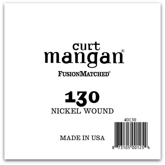 130 SHORT SCALE Nickel Plated Steel Bass Single String