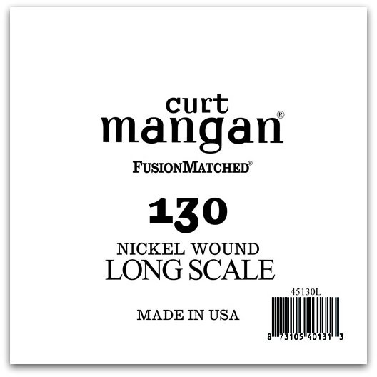 130 Nickel Plated Steel Bass Extra Long Single String