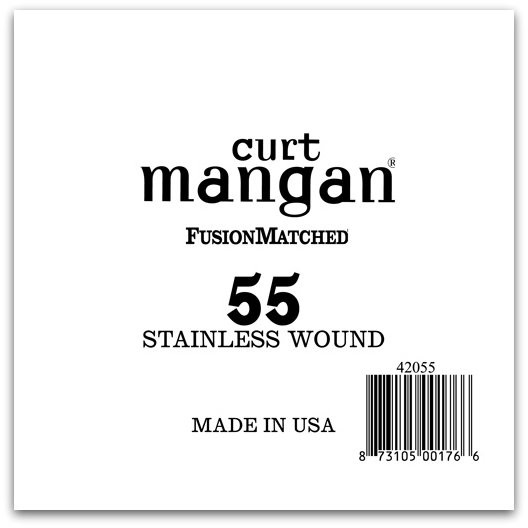 55 Stainless Wound Bass Single String