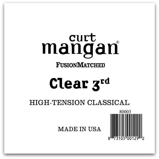 Clear 3rd High-Tension Classic Single String