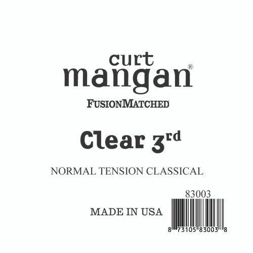 Clear 3rd Normal Tension Single String