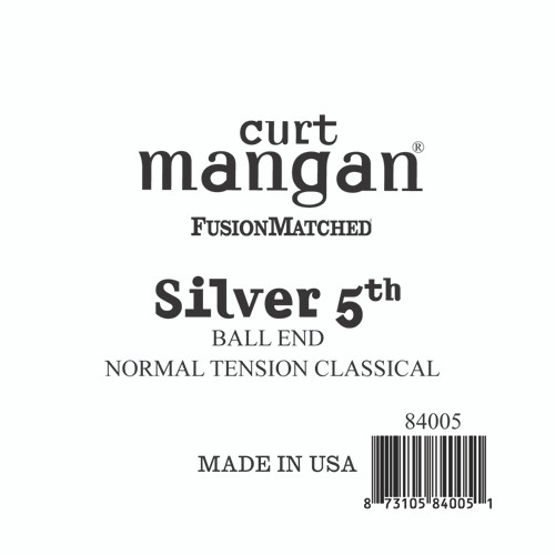 Silver 5th Ball End Normal Tension Single String