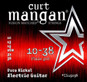 10-38 Pure Nickel Electric Guitar Strings