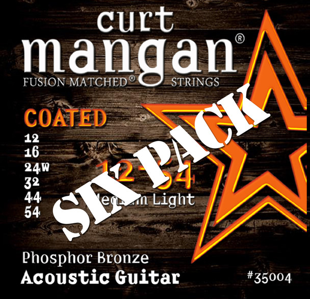 12-54 Phosphor Med-Light COATED SIX PACK