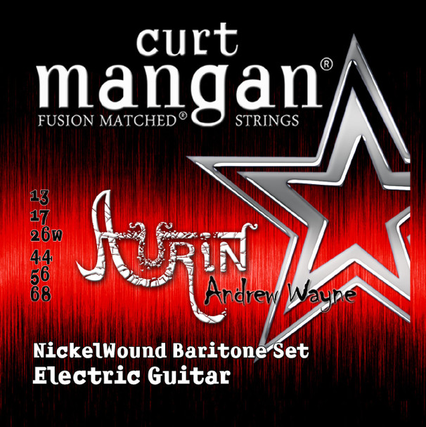 Aurin's Andrew Wayne Custom Baritone Nickel Wound Guitar String Sets -  PACK OF 3