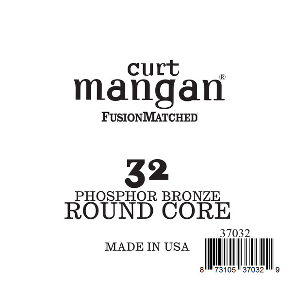 32 Phozphor Bronze ROUND CORE Single String