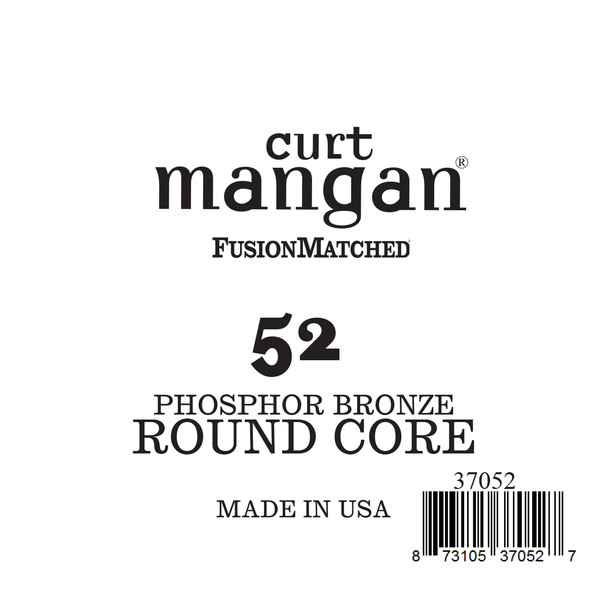 52 Phozphor Bronze ROUND CORE Single String