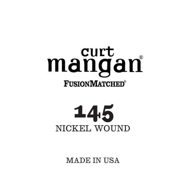 145 Nickel Plated Steel Bass Single String