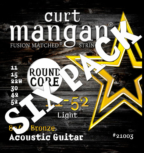 11-52  Round Core 80/20 Bronze SIX PACK