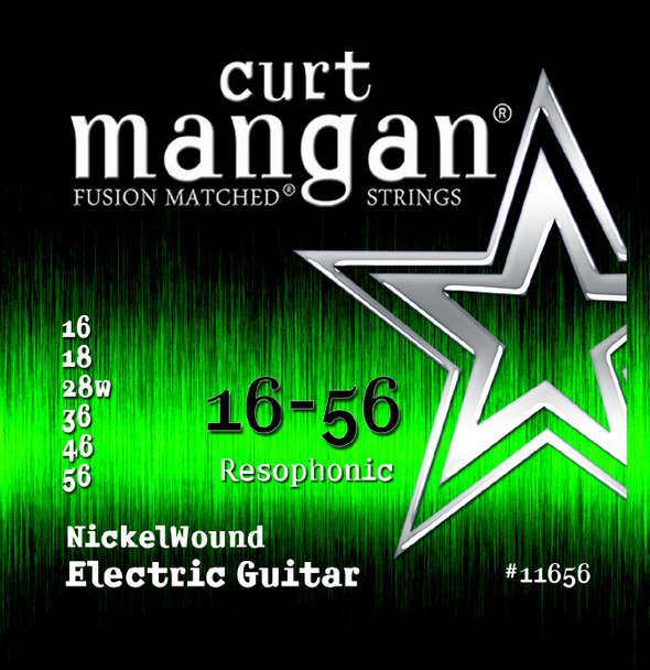 16-56 Nickelwound Resophonic / Resonator Guitar String Set