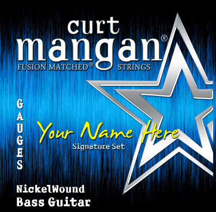 1 X Nickel Wound Custom Gauged BASS Sets for 4-string. 5-string, 6-string, and 7-string  Bass Guitars