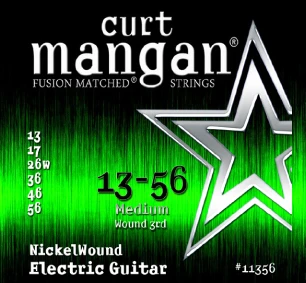13-56 Nickel Wound Guitar String Set
