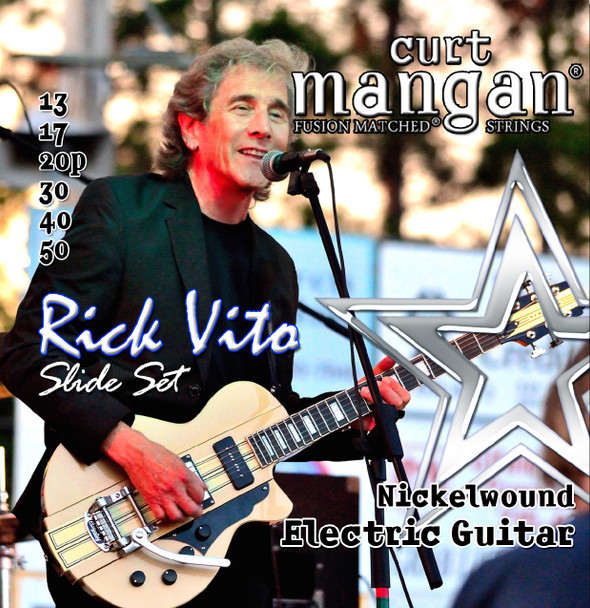 Rick Vito's Custom Signature 13-50 Slide Guitar String Set - Nickel Wound