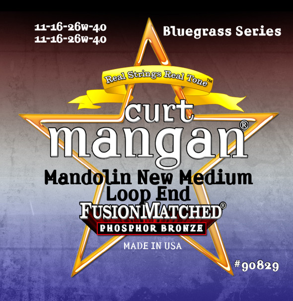 Mandolin Phosphor New Medium 11-40