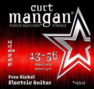 13-56 Medium Pure Nickel Guitar String Set