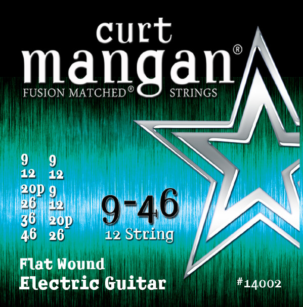 9-46 Flatwound 12 String Guitar Set