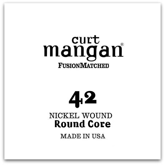 42 Nickel Plated Steel ROUND CORE Ball End Single String