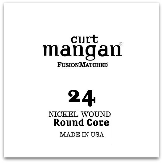 24 Nickel Plated Steel ROUND CORE Ball End Single String