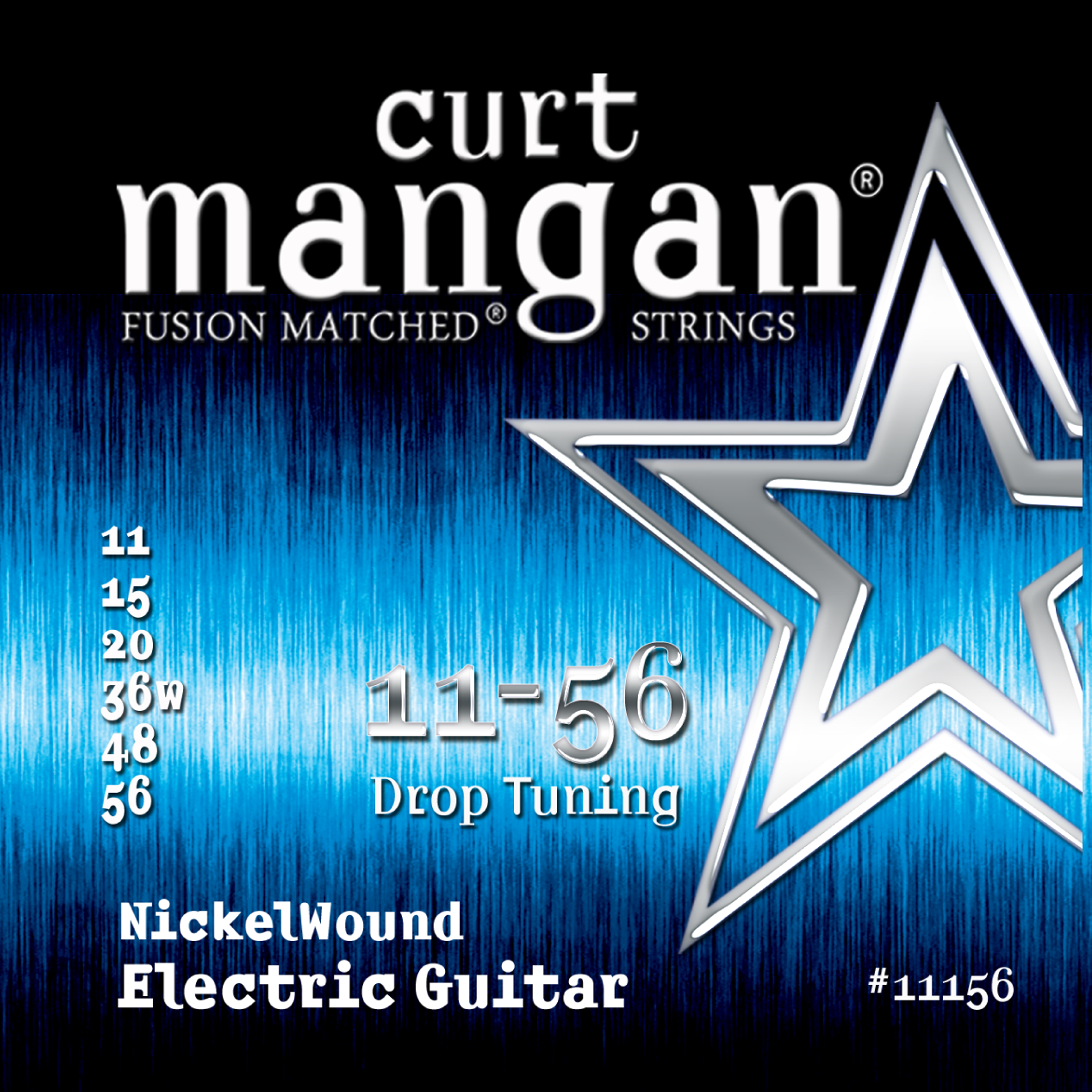11-56 Drop Tuning Nickel Wound Guitar String Set