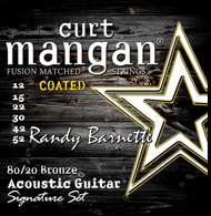 Randy Barnette Custom COATED 80/20 Bronze Guitar String Set