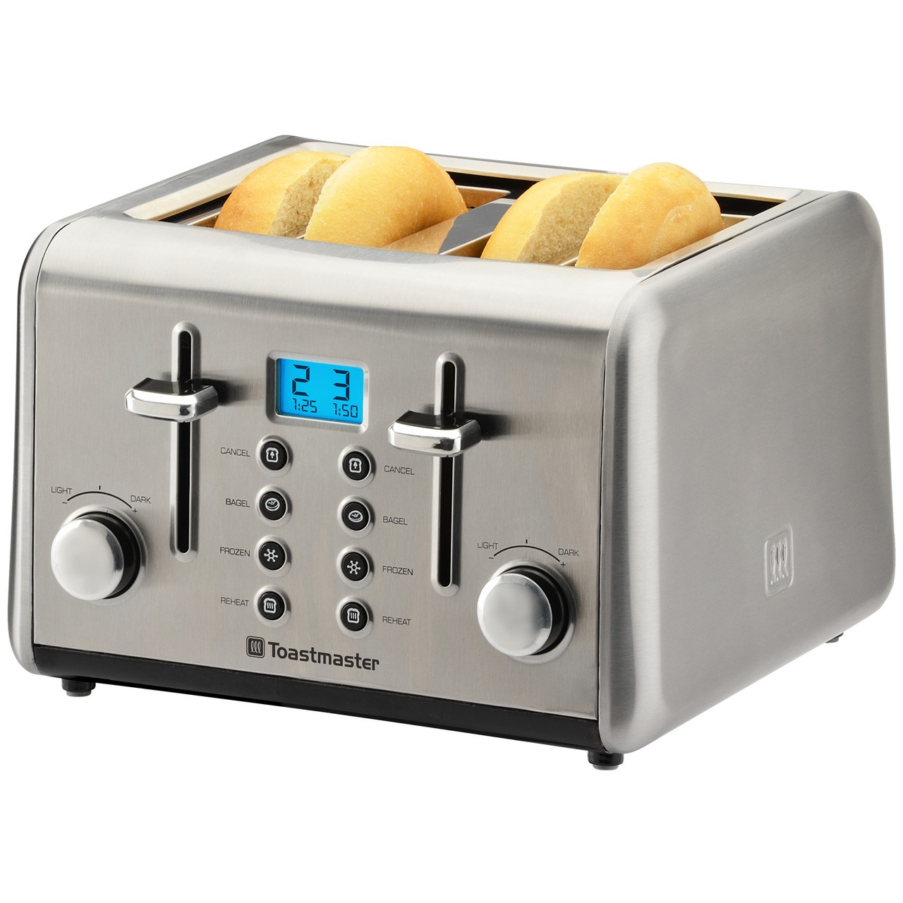 2 Slice Toaster, Stainless Steel, Digital