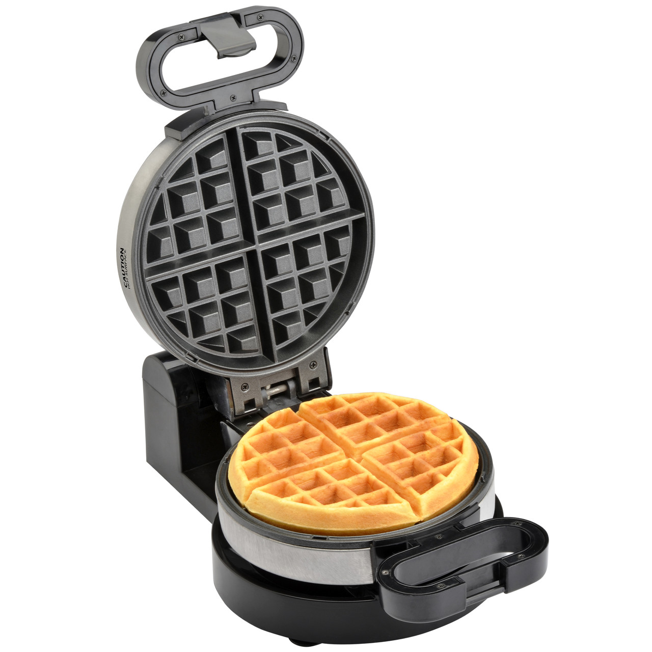 Waffle Maker 4 in 1, Mini Waffle Maker with Removable Plate, Waffle Iron  Waffle Machine, Non-stick Coating 750W Double-Sided Heating, LED Indicator